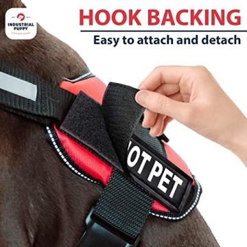 Industrial Puppy Do Not Pet Patch - Reflective, Durable, Customizable