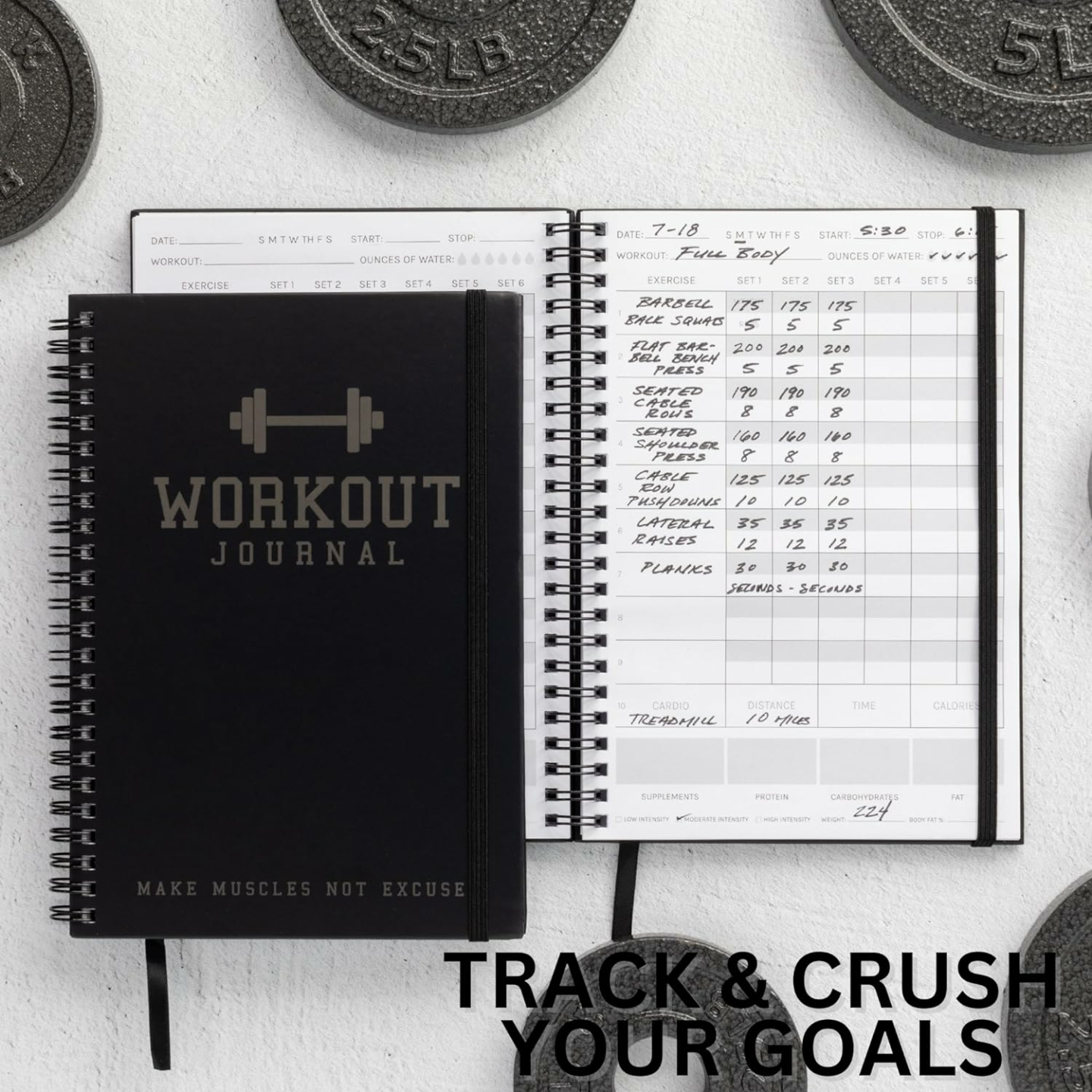 Fitness Journal: Track Gym Goals & Progress Today
