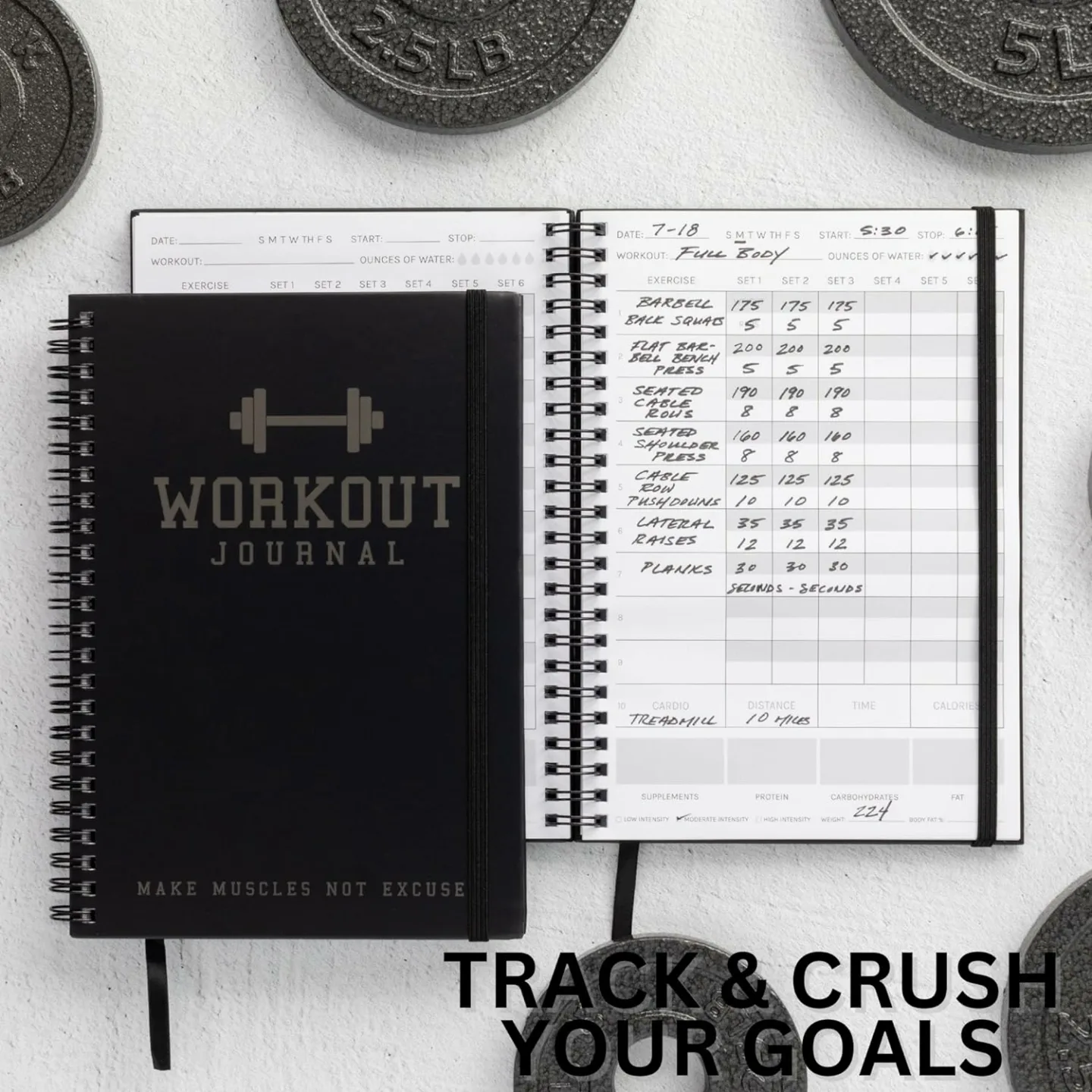 Fitness Journal: Track Gym Goals & Progress Today