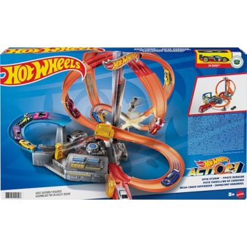 Hot Wheels Spin Storm Track Set - Exciting Racing Fun