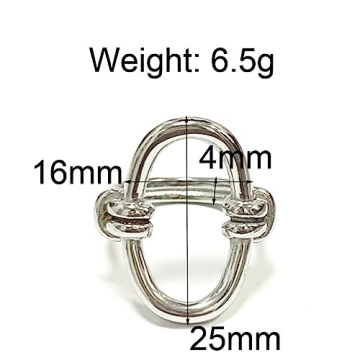 Elegant Jude Jewelers Stainless Steel Statement Ring