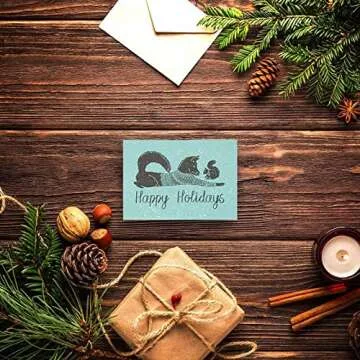 48-Pack Merry Christmas Greetings Cards for All Ages