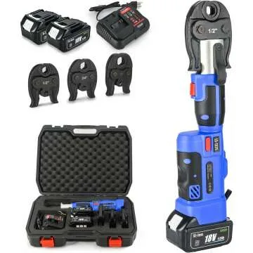 Electric Rechargeable Press Tool Kit with Batteries