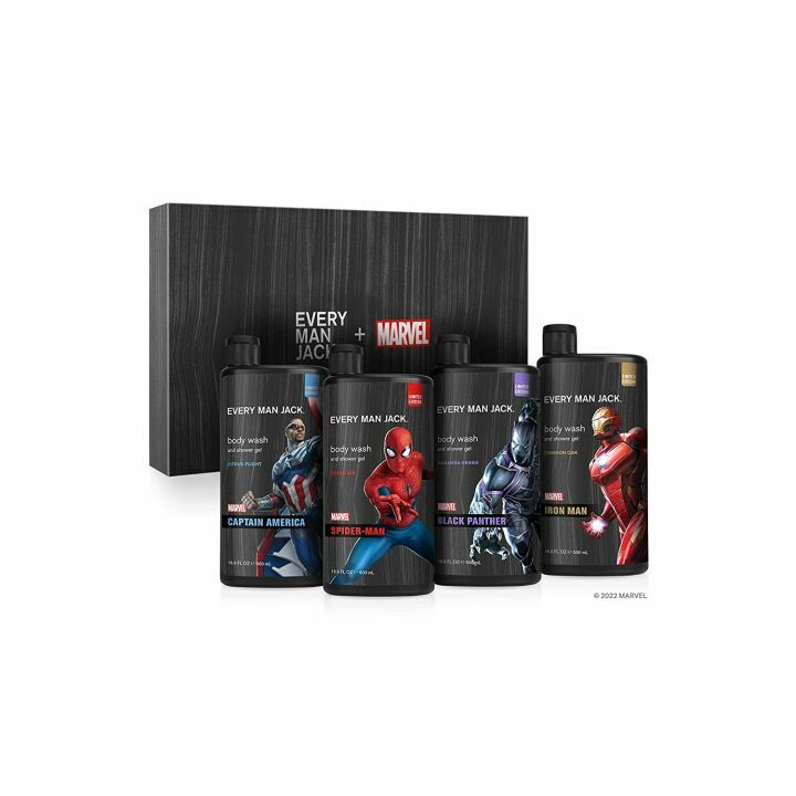 Every Man Jack Marvel Body Wash Set – Ideal Gift for Him