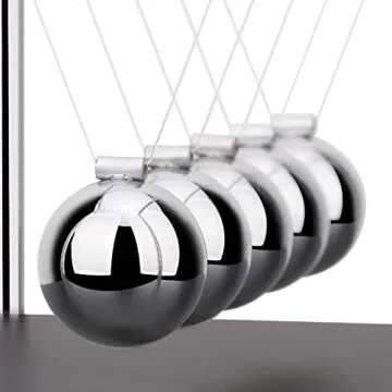 QLKUNLA Newton's Cradle Balance Balls Science Desktop Decoration