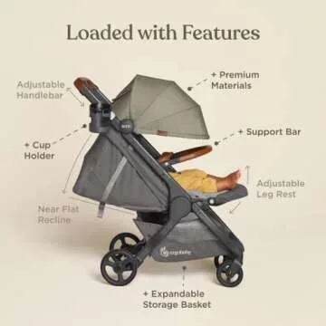 Ergobaby Metro+ Stroller Lightweight Travel Solution