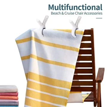 Durable Beach Towel Clips Perfect for Travels and Outside