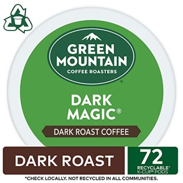 Green Mountain Dark Magic K-Cup Pods, 72 Count