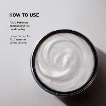 TRUSS Net Deep Conditioning Hair Mask for Curly Hair - Detangle & Hydrate Curls While Soothing Damage - Anti-Frizz & Humidity Blocking Repair Treatment (19.40 oz)