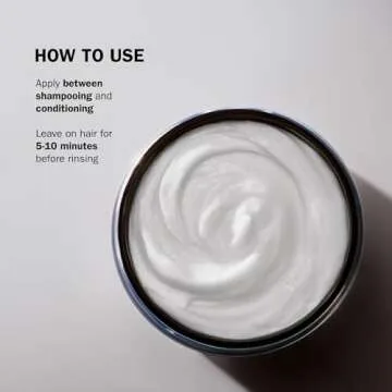 TRUSS Net Deep Conditioning Hair Mask for Curly Hair - Detangle & Hydrate Curls While Soothing Damage - Anti-Frizz & Humidity Blocking Repair Treatment (19.40 oz)