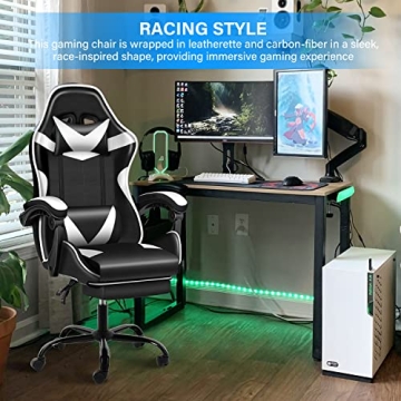 Ergonomic YSSOA Racing Gaming Chair - Adjustable Comfort