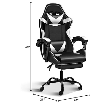 Ergonomic YSSOA Racing Gaming Chair - Adjustable Comfort