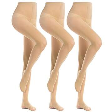 MANZI Convertible Ballet Dance Tights for Every Dancer