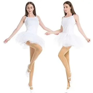MANZI Convertible Ballet Dance Tights for Every Dancer