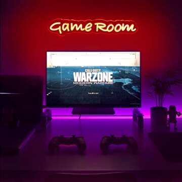 Game Room Neon Signs for Game Wall Decor Gaming Room Decor adjustable lighting Led Neon Light Game gifts, Teen Boy Children for Game Room,Bedroom, Men Cave,Bar Party Decor