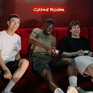 Game Room Neon Signs for Game Wall Decor Gaming Room Decor adjustable lighting Led Neon Light Game gifts, Teen Boy Children for Game Room,Bedroom, Men Cave,Bar Party Decor