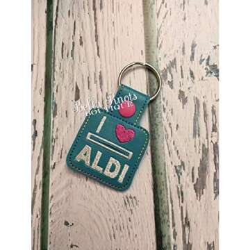 Aldi Quarter Keeper Keychain - Stylish, Handmade for Aldi Shoppers