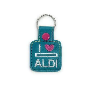 Stylish Aldi Quarter Holder Keychain, Convenient & Handmade