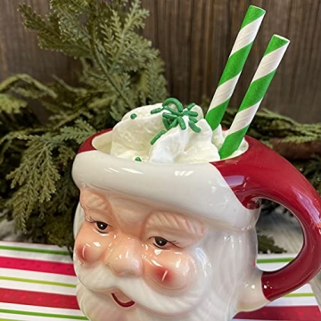 Eco-Friendly Green White Paper Straws - 100 Pack for All Occasions