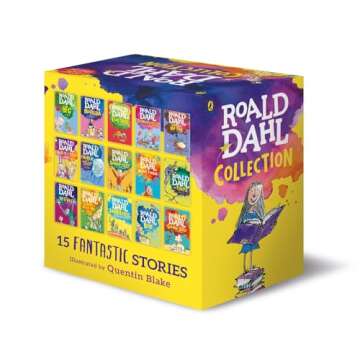 Roald Dahl Collection 15 Fantastic Stories Box Set Including Boy, The BFG, Matilda and Charlie and t...