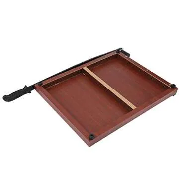 Paper Cutter Heavy Duty 18" Cut Length Professional Large Paper Cutter 12-Sheet Capacity Guillotine Paper Cutter for Cardstock, Safety, Efficience, Wide Use for Office, School, Home (A2-A7)