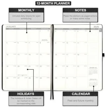 2025 Planner for Goal Achievement & Productivity Boosting