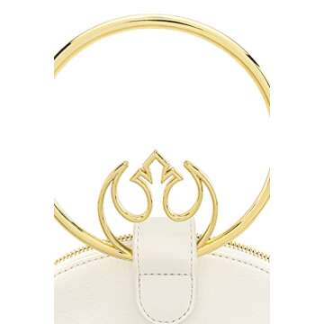 Loungefly x Star Wars White Rebel Handle Crossbody Bag