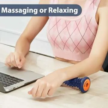BESKAR Foot Massage Roller for Relief Plantar Fasciitis, Foot Reflexology Tool Pressure Point Massage Roller, Deep Tissue Massage for Relieving Feet Arch Heel Pain, Myofascial Pain Syndrome