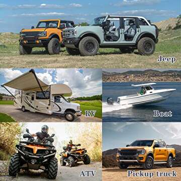 WYPabiqis 12V Automotive Fuse And Relay Box, with Pre-Wires, Fuse Relay Block, Universal Fuse Block and Relay Kit for Cars Trucks Marine Boat