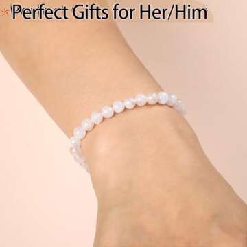 QOGIR Moonstone Bracelet - Handmade Natural Gemstone Elegance