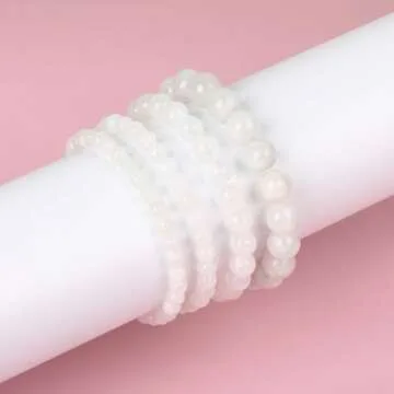 QOGIR Moonstone Bracelet - Handmade Natural Gemstone Elegance