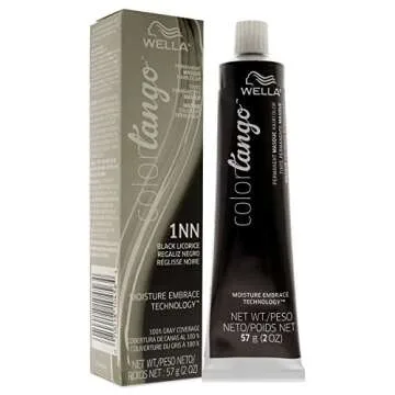 COLORCHARM Professionals Tango Permanent Hair Color, 1NN Black Intense Neutral