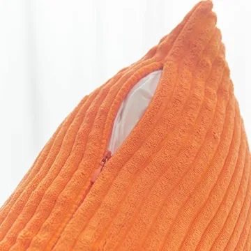 Home Brilliant Burnt Orange Decorative Pillow Covers