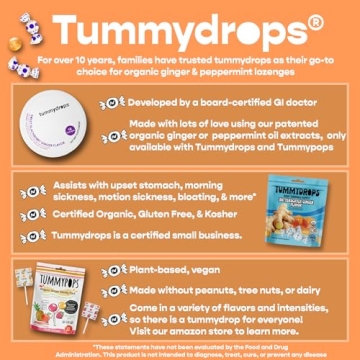 Organic Tummypops Variety Pack for Motion Sickness Relief