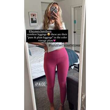 HeyNuts High Waisted Leggings - Stylish Comfort & Fit