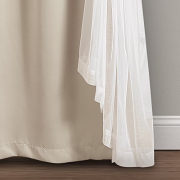 Lush Decor Sheer Grommet Curtains for Elegant Home Decor