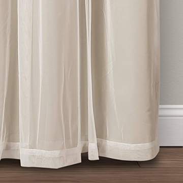 Lush Decor Sheer Grommet Curtains for Elegant Home Decor