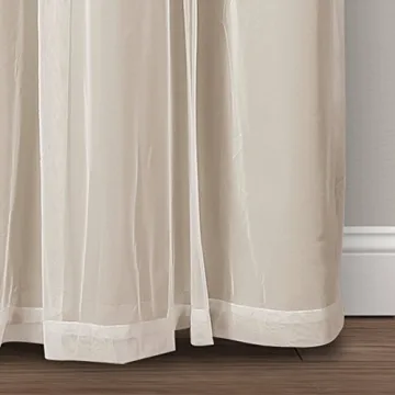 Lush Decor Sheer Grommet Curtains for Elegant Home Decor
