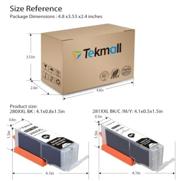 Tekmall C A K E Ink Cartridge Set for Edible Printing Excellence