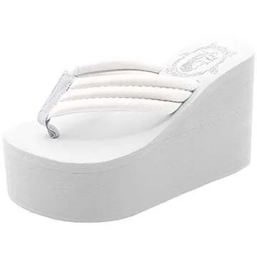 Always Pretty Stylish Women's Flip Flops Wedge Sandals for Summer