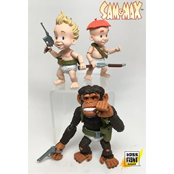 Sam & Max Rubber Pants Commandos Deluxe Action Figure Set