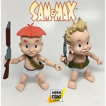 Sam & Max Rubber Pants Commandos Deluxe Action Figure Set