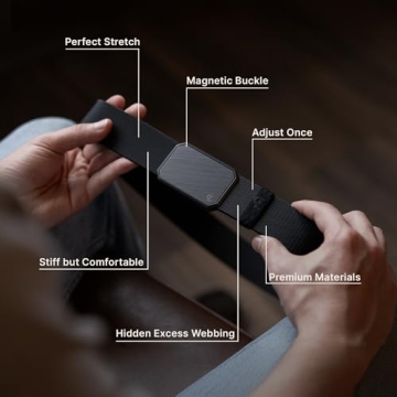 Groove Life Groove Belt - Stretchable Nylon Belt with Magnetic Buckle