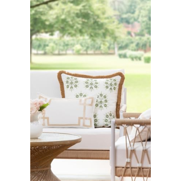 Hofdeco Lumbar Pillow Cover - Outdoor & Indoor Use