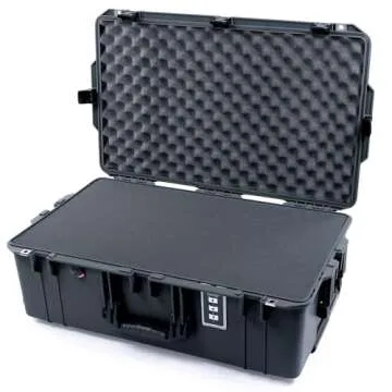 Pelican 1595 Case - Charcoal Waterproof with Custom Foam