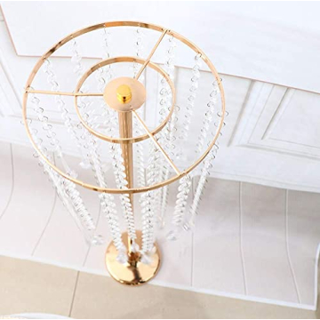 29.5in Gold Wedding Centerpieces - Set of 2 Vases