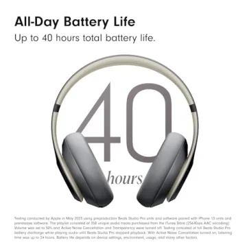 Beats Studio Pro - Premium Wireless Over-Ear Headphones- Up to 40-Hour Battery Life, Active Noise Cancelling, USB-C Lossless Audio, Apple & Android Compatible - Amazon Exclusive Sand Gray