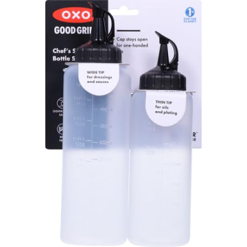 OXO Good Grips Squeeze Bottle Set for Precise Pouring