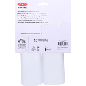 OXO Good Grips Squeeze Bottle Set for Precise Pouring