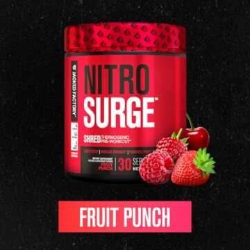 Jacked Factory NITROSURGE Shred Pre Workout Energy Booster
